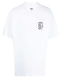 MM6 MAISON MARGIELA Chest Logo Print T Shirt
