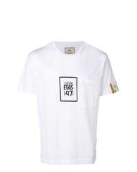 Maison Mihara Yasuhiro Chest Print Crewneck T Shirt