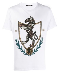 Roberto Cavalli Chimera Crest Print T Shirt