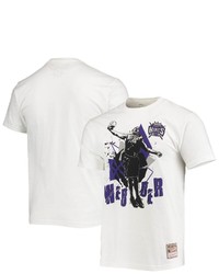 Mitchell & Ness Chris Webber White Sacrato Kings Suite Sensations Player T Shirt