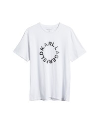 KARL LAGERFELD PARIS Circle Logo Graphic Tee