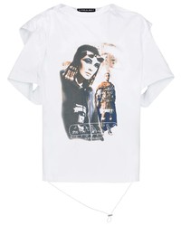 Y/Project Cleo Graphic Print Cut Out T Shirt