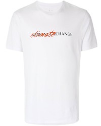Armani Exchange Climate Change Logo T Shirt