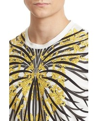 Versace Collection Baroque Graphic Cotton T Shirt