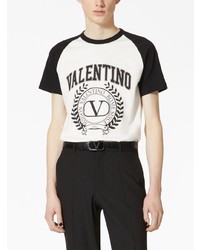 Valentino College Logo Print T Shirt