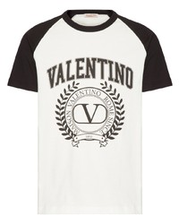 Valentino College Logo Print T Shirt