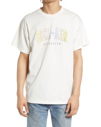 BEL-AIR ATHLETICS College Pastel Cotton Logo Graphic Tee In White At Nordstrom