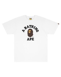 A Bathing Ape College Print T Shirt