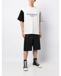 Mastermind Japan Colour Block Logo Print T Shirt