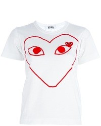 Comme des Garcons Comme Des Garons Play Red Play T Shirt