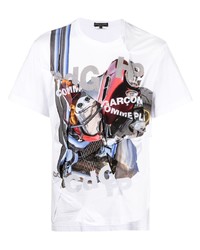 Comme Des Garcons Homme Plus Comme Des Garons Homme Plus Graphic Print Cotton T Shirt