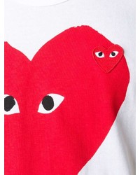 Comme des Garcons Comme Des Garons Play Heart Print T Shirt