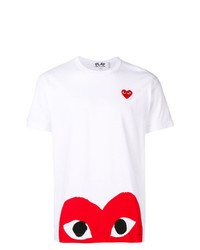 Comme Des Garcons Play Comme Des Garons Play Heart Print T Shirt