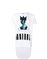 Comme Des Garcons SHIRT Comme Des Garons Shirt Comme Des Garons X Basquiat Asymmetric Printed T Shirt