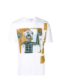 Comme Des Garcons SHIRT Comme Des Garons Shirt Comme Des Garons X Basquiat Print T Shirt