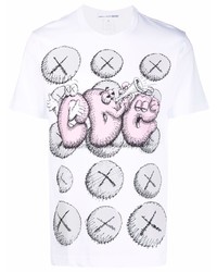 Comme Des Garcons SHIRT Comme Des Garons Shirt Graphic Print Cotton T Shirt