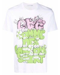 Comme Des Garcons SHIRT Comme Des Garons Shirt Graphic Print Cotton T Shirt