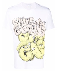 Comme Des Garcons SHIRT Comme Des Garons Shirt Graphic Print Cotton T Shirt