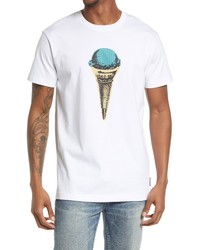 Icecream Cone Cotton Graphic Tee In White At Nordstrom