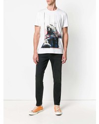 Just Cavalli Contrast Print T Shirt