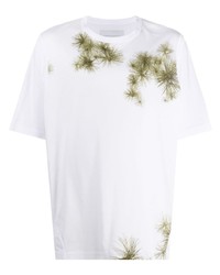 Fumito Ganryu Contrast Print T Shirt