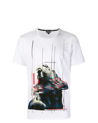 Just Cavalli Contrast Print T Shirt