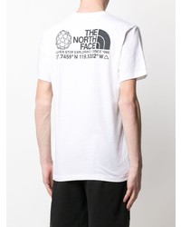 The North Face Coordinates Logo Print Cotton T Shirt