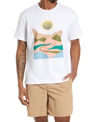 BP. Cotton Graphic Tee In White Landscape At Nordstrom