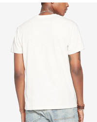 Denim & Supply Ralph Lauren Cotton Jersey Graphic Crew Neck T Shirt