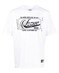 Izzue Cotton Logo Print T Shirt