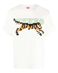 Kenzo Cotton Logo Print T Shirt