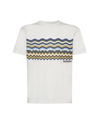Missoni Cotton Tee In Multicolor Wave Zigzag At Nordstrom
