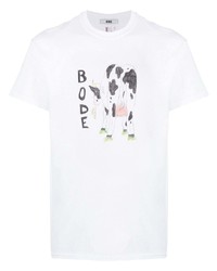 Bode Cow Print T Shirt