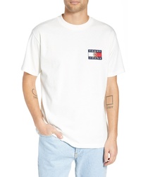Tommy Jeans Crest Flag Logo T Shirt
