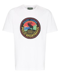 Polo Ralph Lauren Crest Logo Print T Shirt