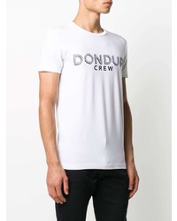 Dondup Crew Neck Logo Print T Shirt