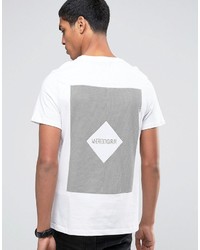 Celio Crew Neck T Shirt With Front And Back Print