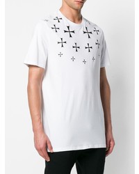 Neil Barrett Cross Print T Shirt