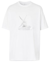 Burberry Cupid Print Oversized T Shirt