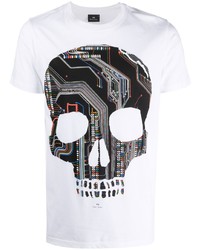 PS Paul Smith Curcuit Skull Graphic T Shirt
