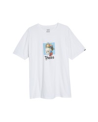 Vans Death Blooms Cotton Graphic Tee In White At Nordstrom