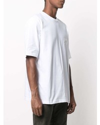 Diesel Debossed Fishbone Logo T Shirt