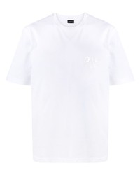 Diesel Debossed Fishbone Logo T Shirt