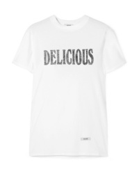 BLOUSE Delicious Printed Cotton Jersey T Shirt