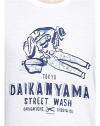 Denham Jeans Denham Daikanyama Print Cotton T Shirt