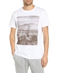 The Rail Deserted Road Photo T Shirt