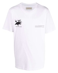 Paura Di Danilo Print Cotton T Shirt