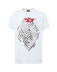 Diesel Diegor Cotton Graphic Tee In Offwhite At Nordstrom