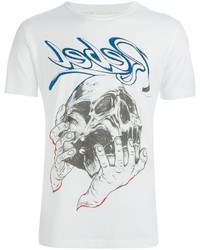 Diesel Skull Print T Shirt
