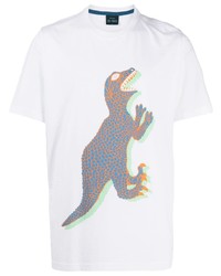 PS Paul Smith Dino Print Cotton T Shirt